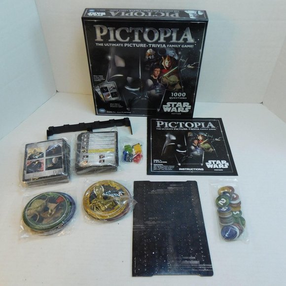 Pictopia Star Wars Edition Family Board Game Complete - Picture 1 of 10